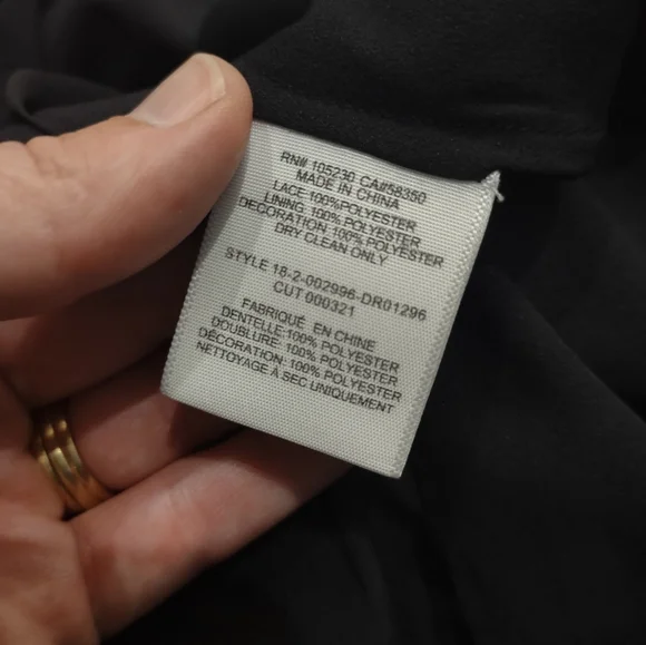 Joie Belisa black 1 shoulder lace cocktail dress $448 - Picture 12 of 12